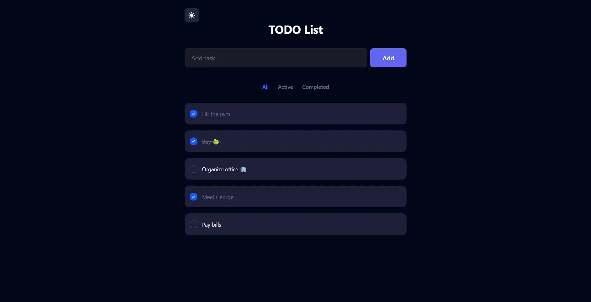 Thumbnail of My Todo App — Full-Stack Task Manager with Drag-and-Drop
