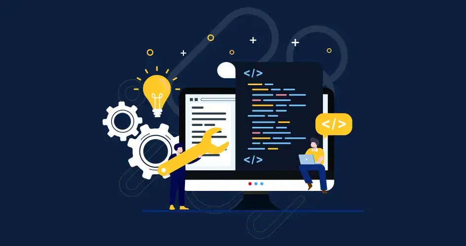 Software development illustration